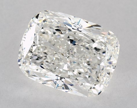 GIA 4.03 Carat H-VVS2 Very Good Cut Cushion Modified Natural Diamond